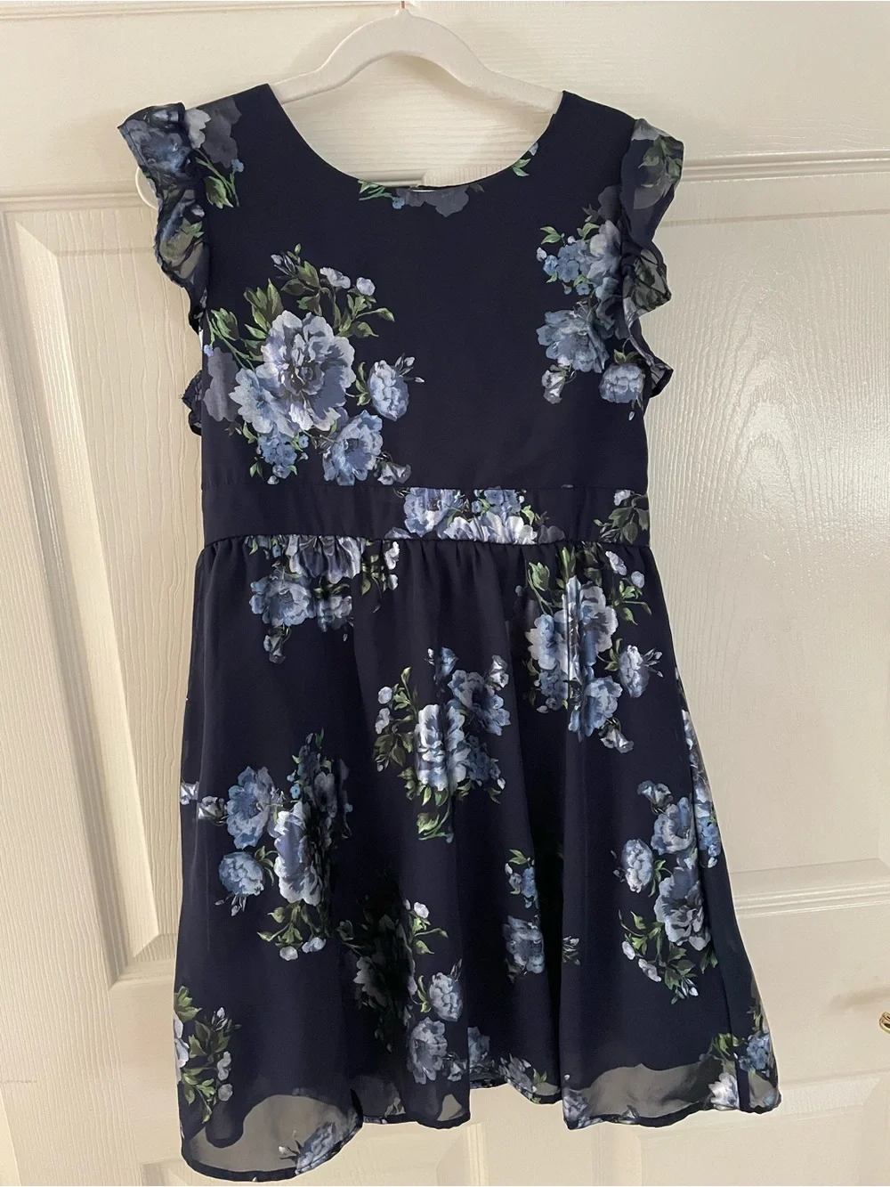 Three Pink Hearts Tricci Navy Dress